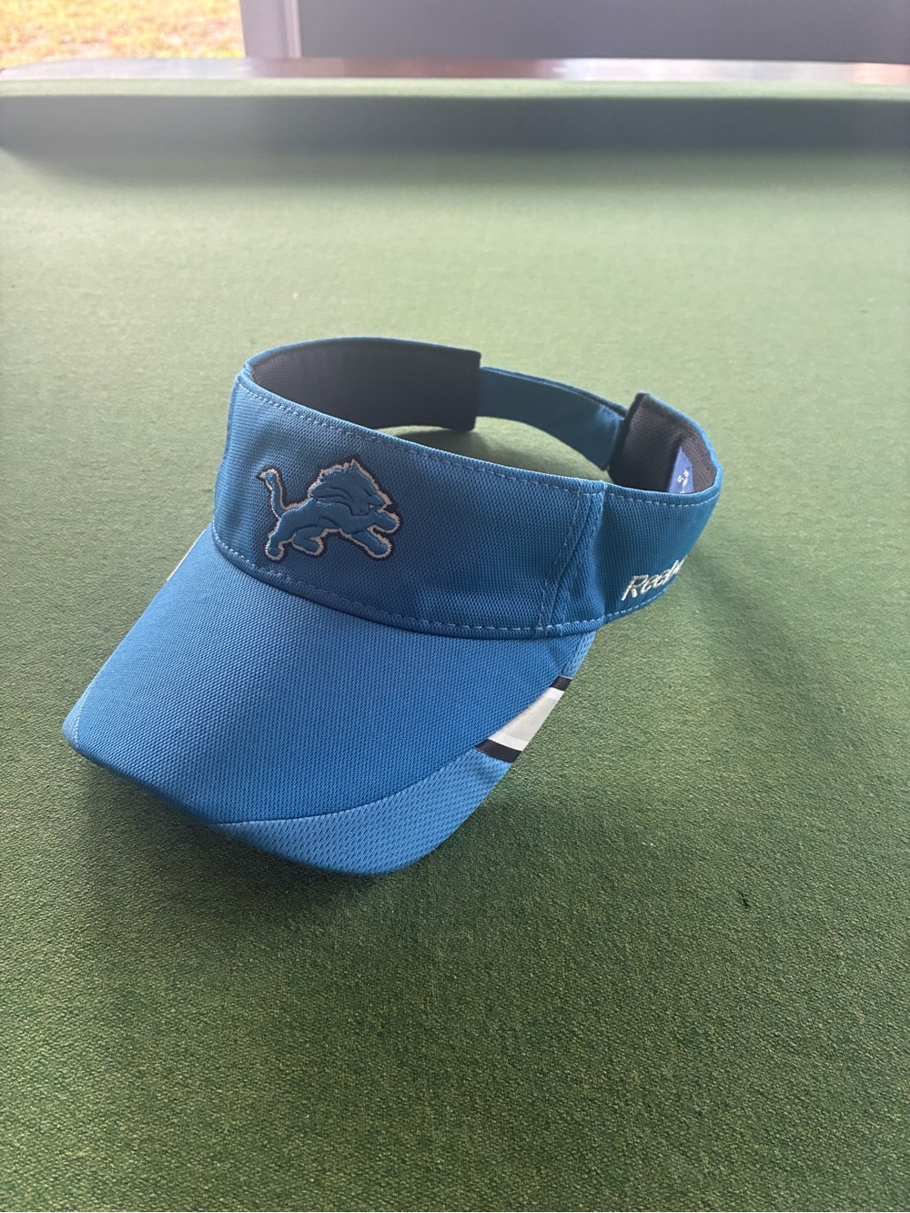 Detroit Lions Reebok NFL Vintage Visor Blue One size Strap Back Football White